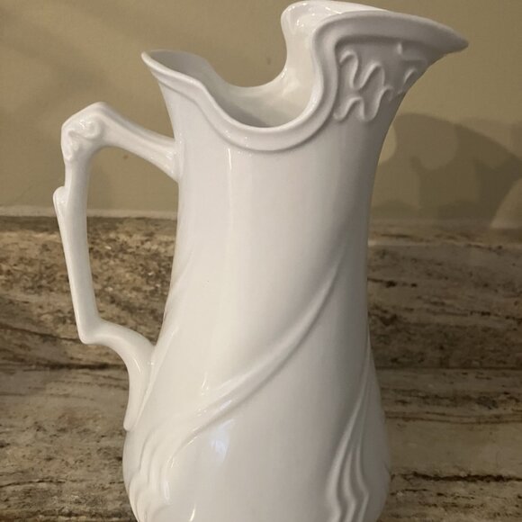 I. Godinger & Co. Porcelain Ivory 5” Pitcher - Picture 2 of 5